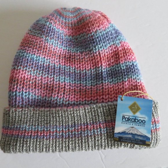 Pakaboo Accessories - 🔥HPx2🔥Pakaboo Alpaca Beanie, NWT - Reversible - Handmade in Peru